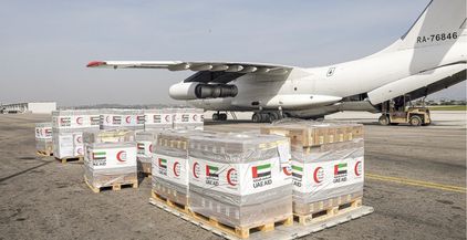الإمارات تواصل إرسال مساعدات لضحايا زلزال سوريا وتركيا
