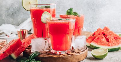 طريقة عمل عصير البطيخ بالنعناع