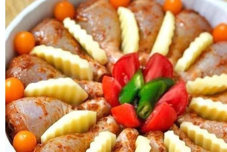 طريقة عمل دجاج بالفرن بالطريقة السهلة...